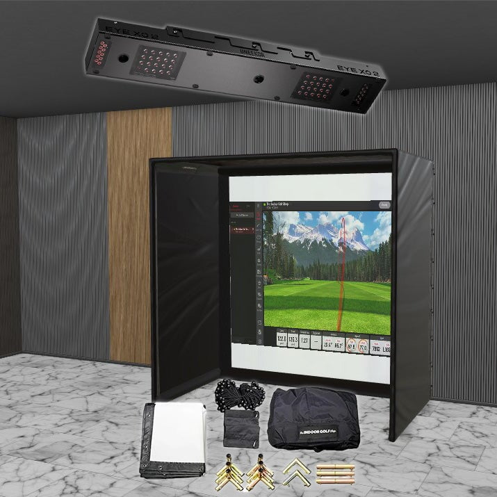 Shop Indoor Golf Uneekor EYE XO2 SIG DIY Golf Simulator Studio Package
