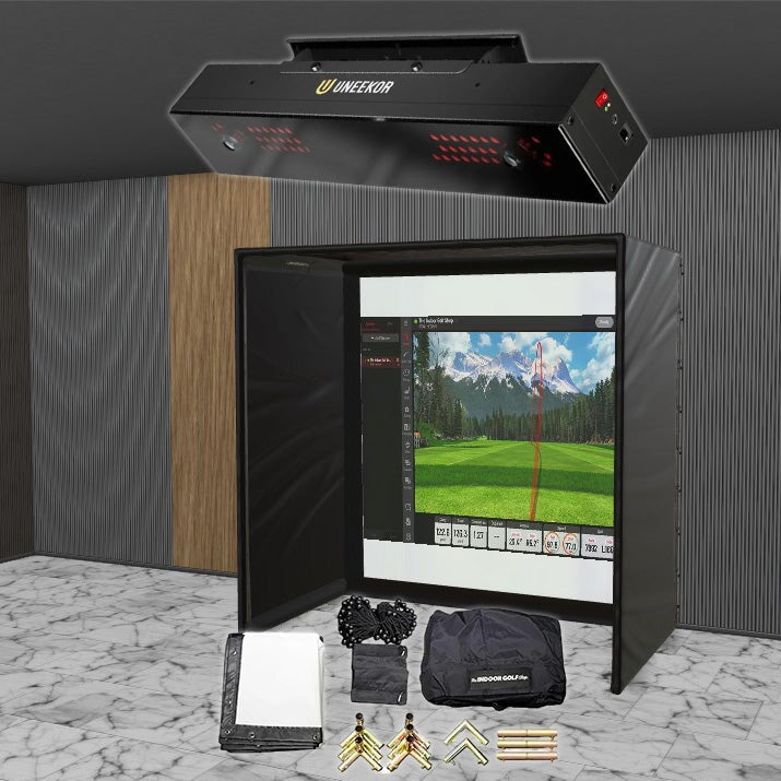 Shop Indoor Golf Uneekor EYE XR SIG DIY Golf Simulator Studio Package