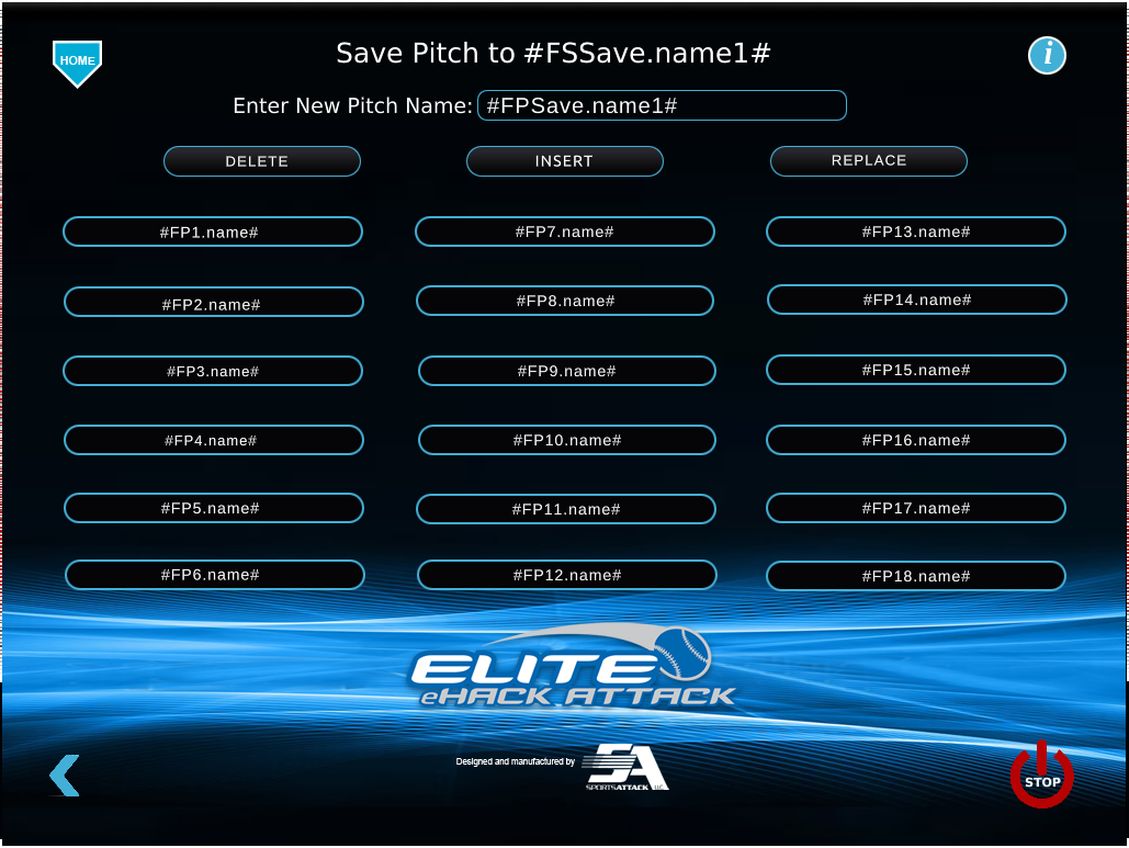 ELITE eHACK ATTACK Programmable 3-Wheel Baseball Pitching Machine