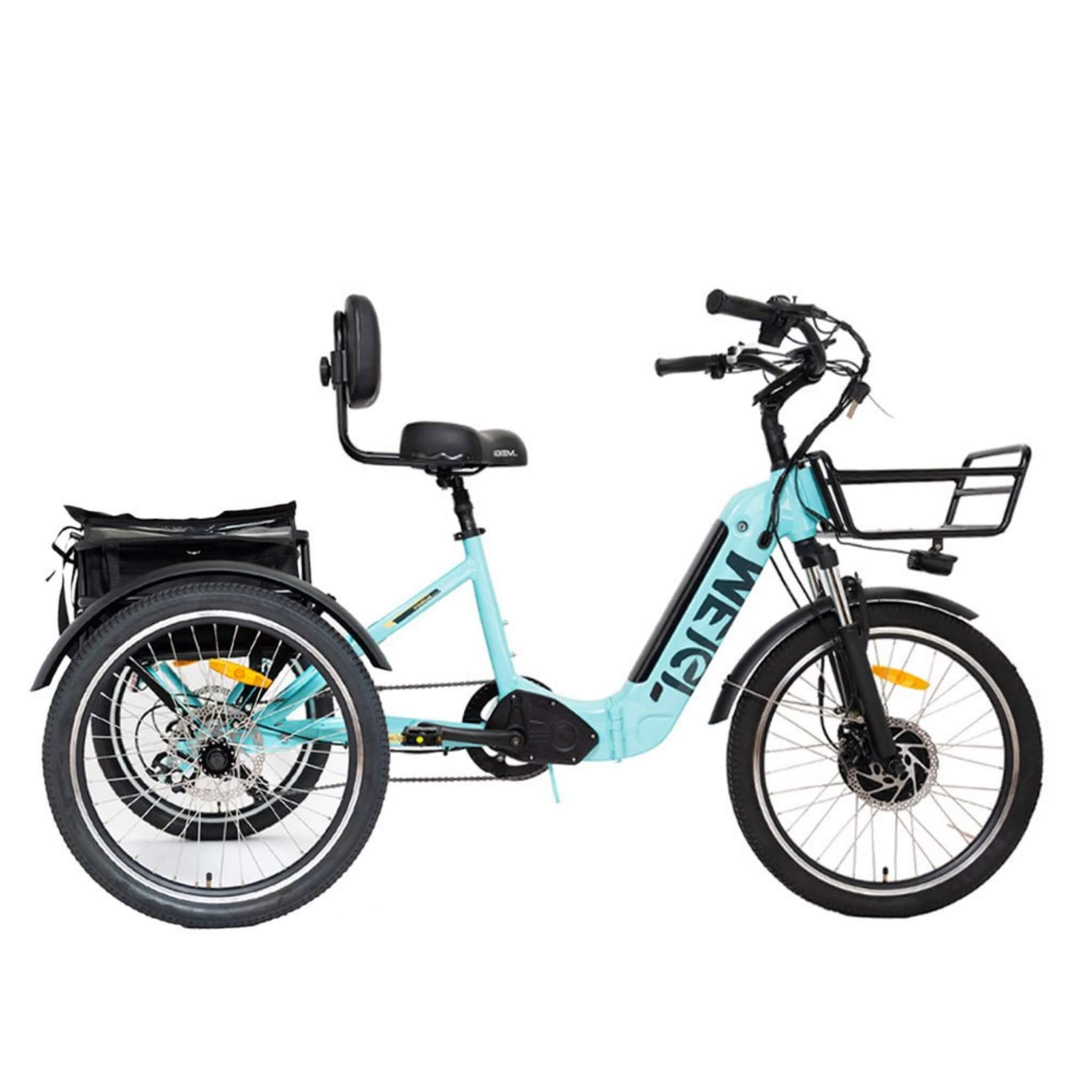 DWMEIGI MG2301 SILVERADO 24" 48V/13AH 500W Folding Electric Tricycle, 330LBS (96815362) - SAKSBY