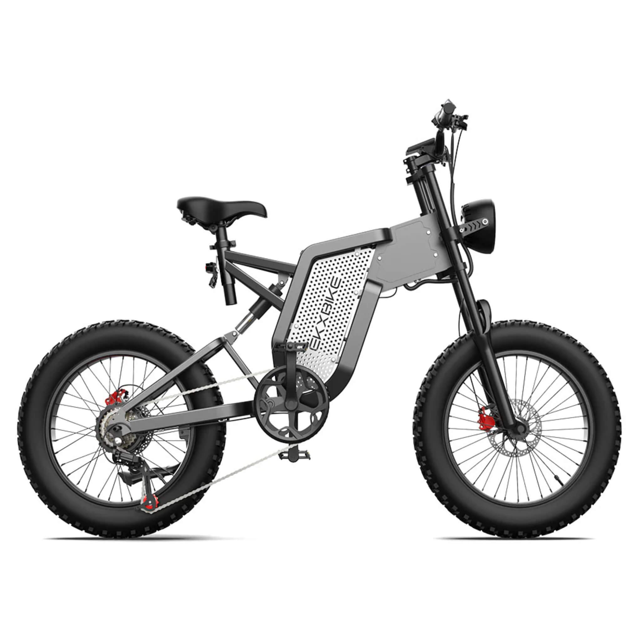 EKX X20 2000W 48V/35AH Electric Bike Mountain Moped Ebike With 20" Fat Tire (SAK31682) SAKSBY - Right View