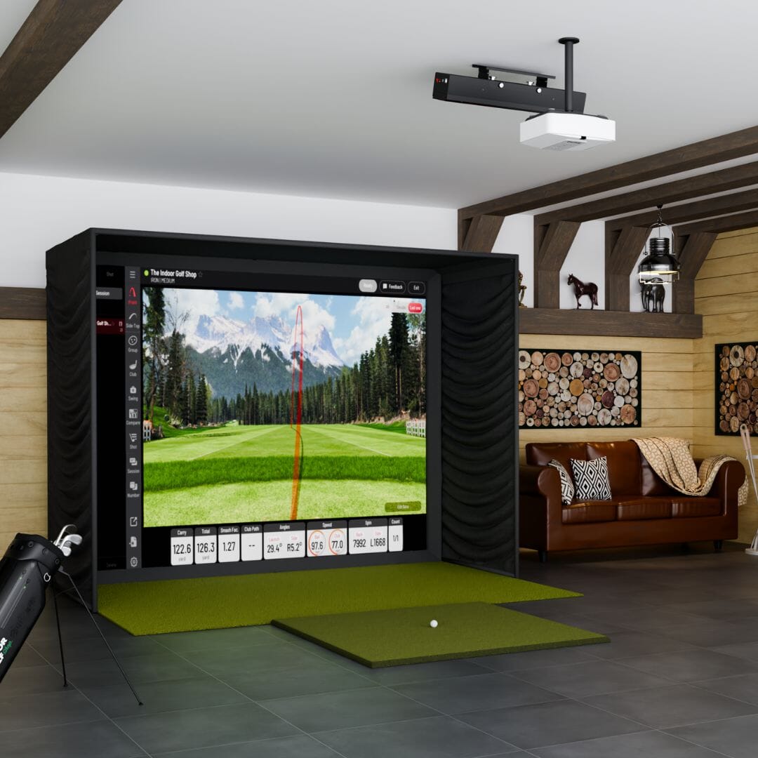 Shop Indoor Golf Uneekor EYE XR SIG10 Golf Simulator Package