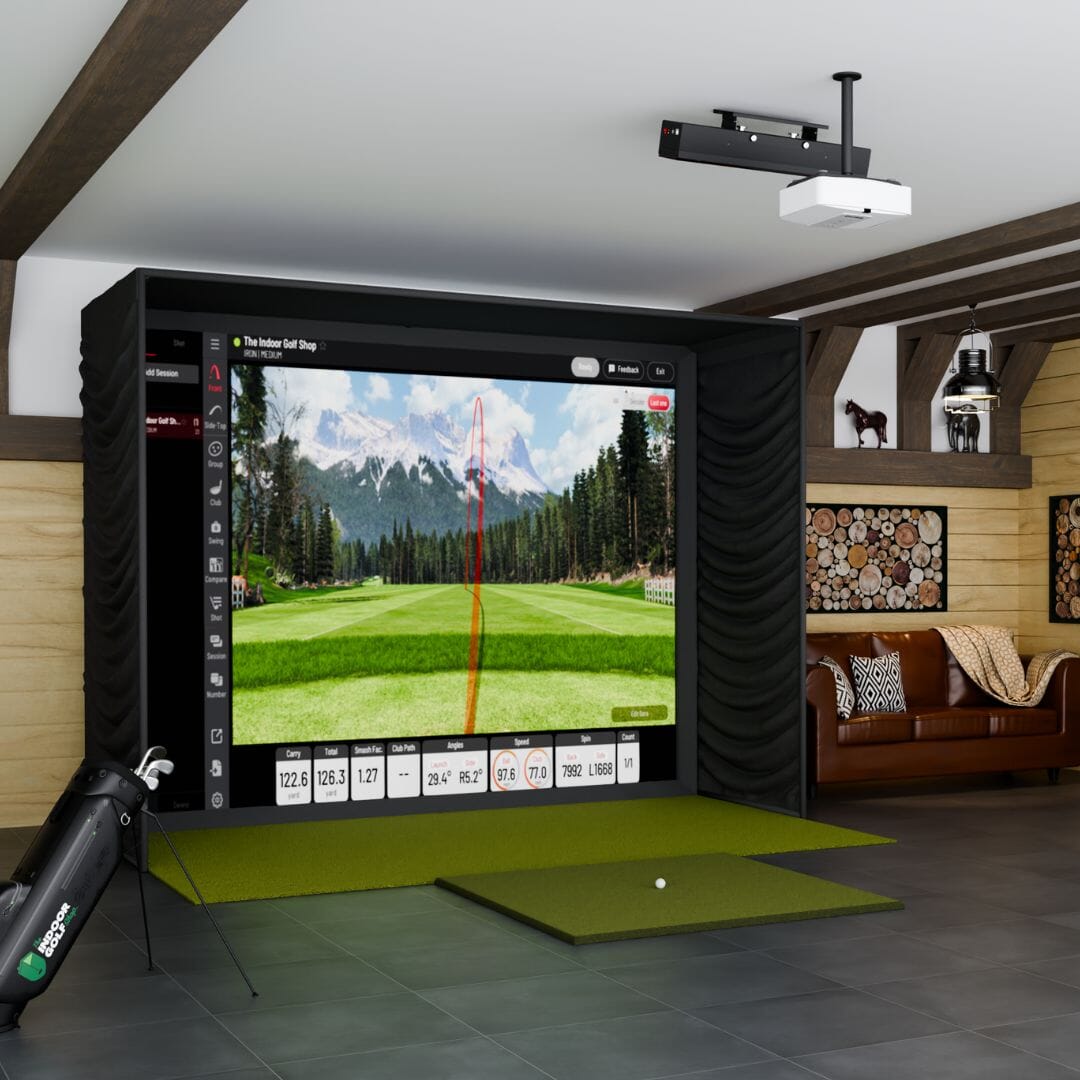 Shop Indoor Golf Uneekor EYE XR SIG12 Golf Simulator Package