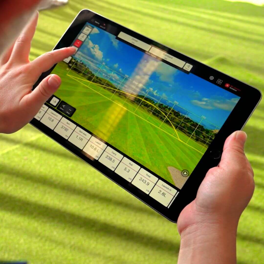 Shop Indoor Golf FlightScope Mevo+ SIG8 Golf Simulator Package