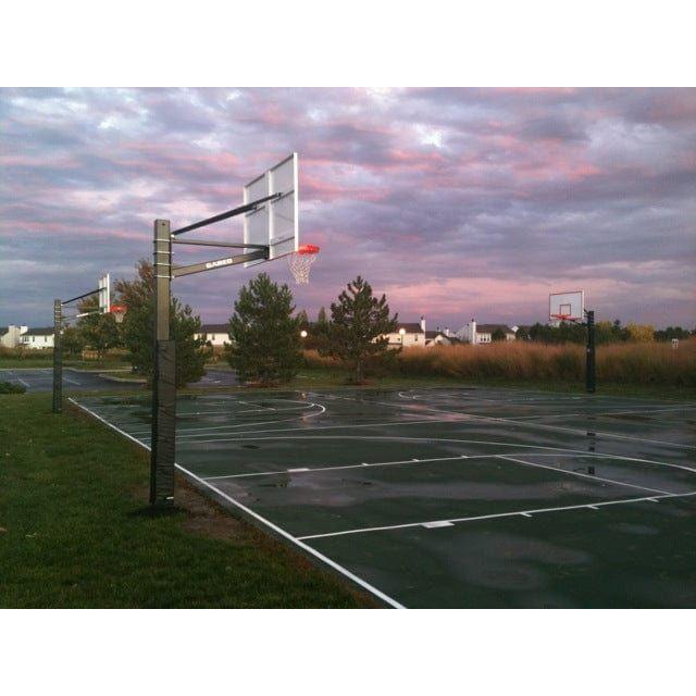 Gared Endurance 6 Square Post 4" Extension Steel Playground Basketball Hoop