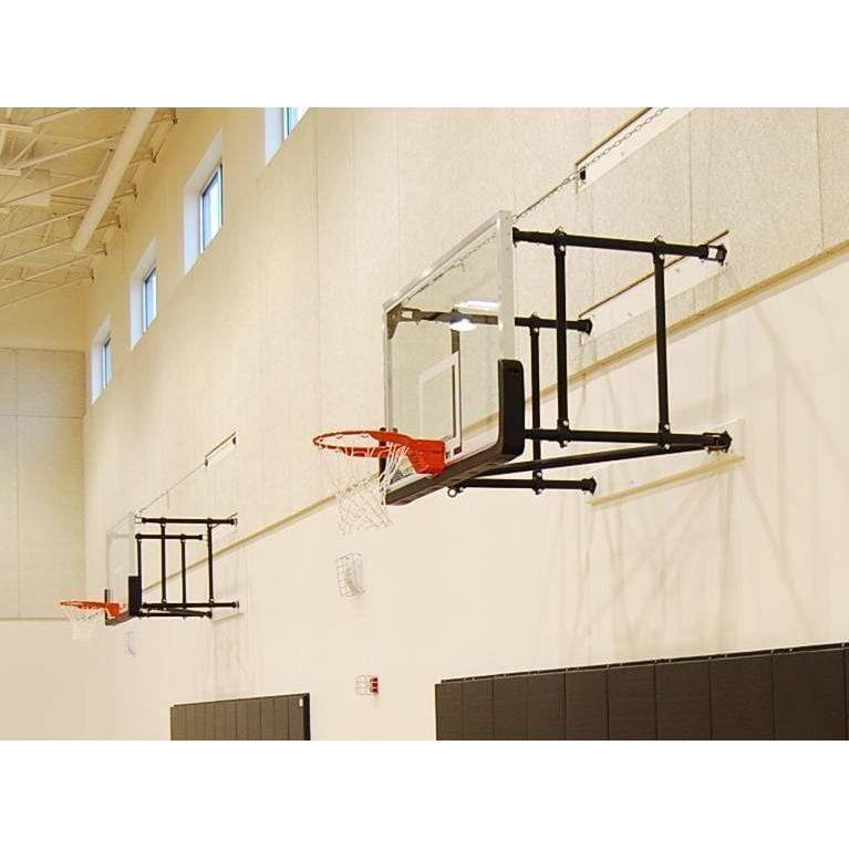 Gared 42 X 72 Four Point Side-Fold Basketball Wall Mount Package