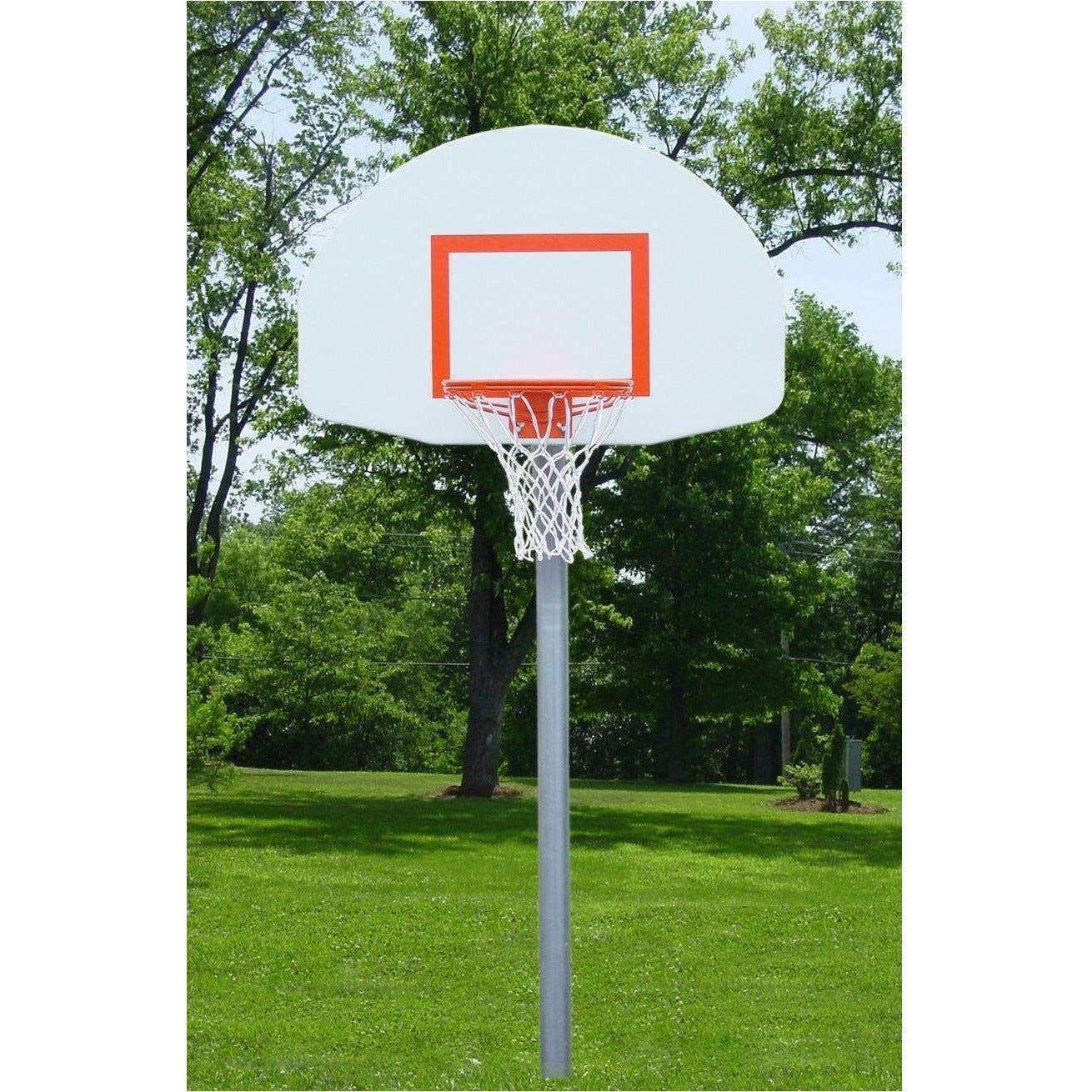 Gared Standard Duty 4-1/2" O.D. Straight Post Basketball Package PK4531