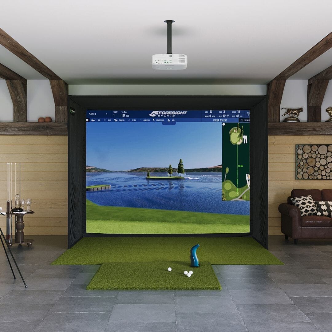 Shop Indoor Golf Foresight Sports GC3S / GC3 SIG10 Golf Simulator Package