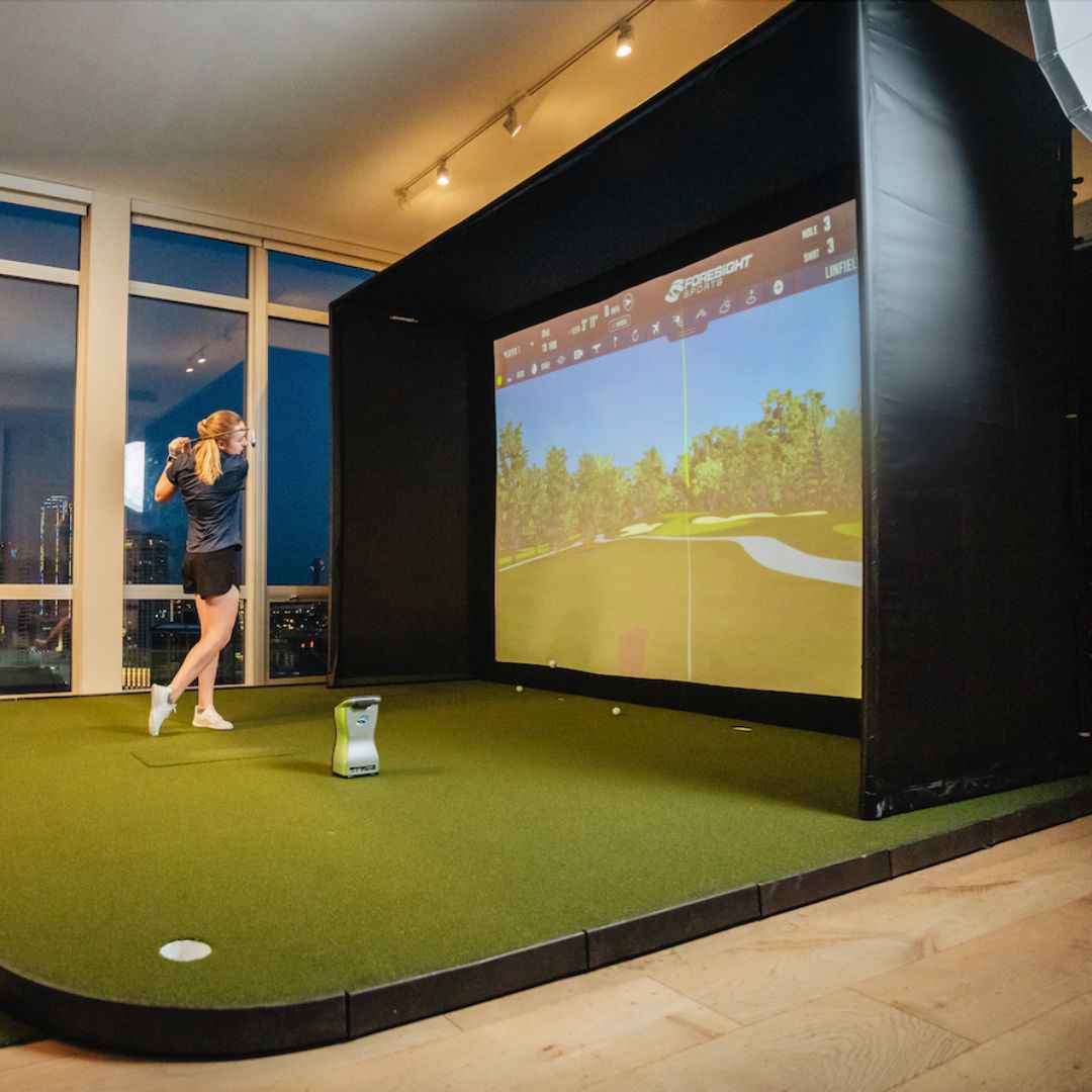 Shop Indoor Golf Foresight Sports GCQuad SIG12 Golf Simulator