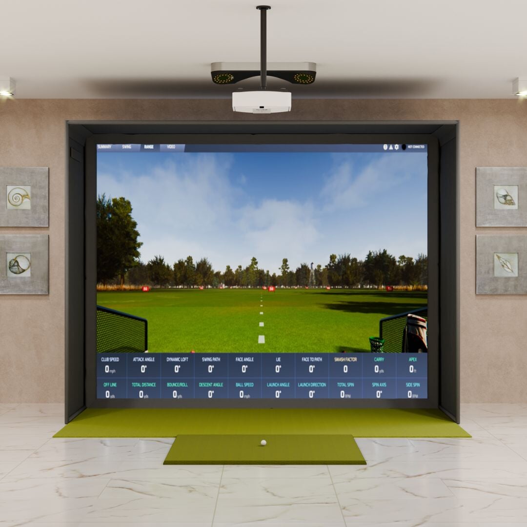 Shop Indoor Golf ProTee VX SIG12 Golf Simulator Package