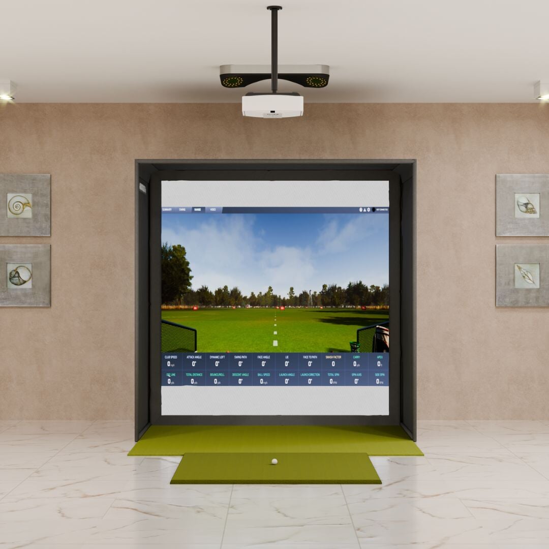Shop Indoor Golf ProTee VX SIG8 Golf Simulator Package