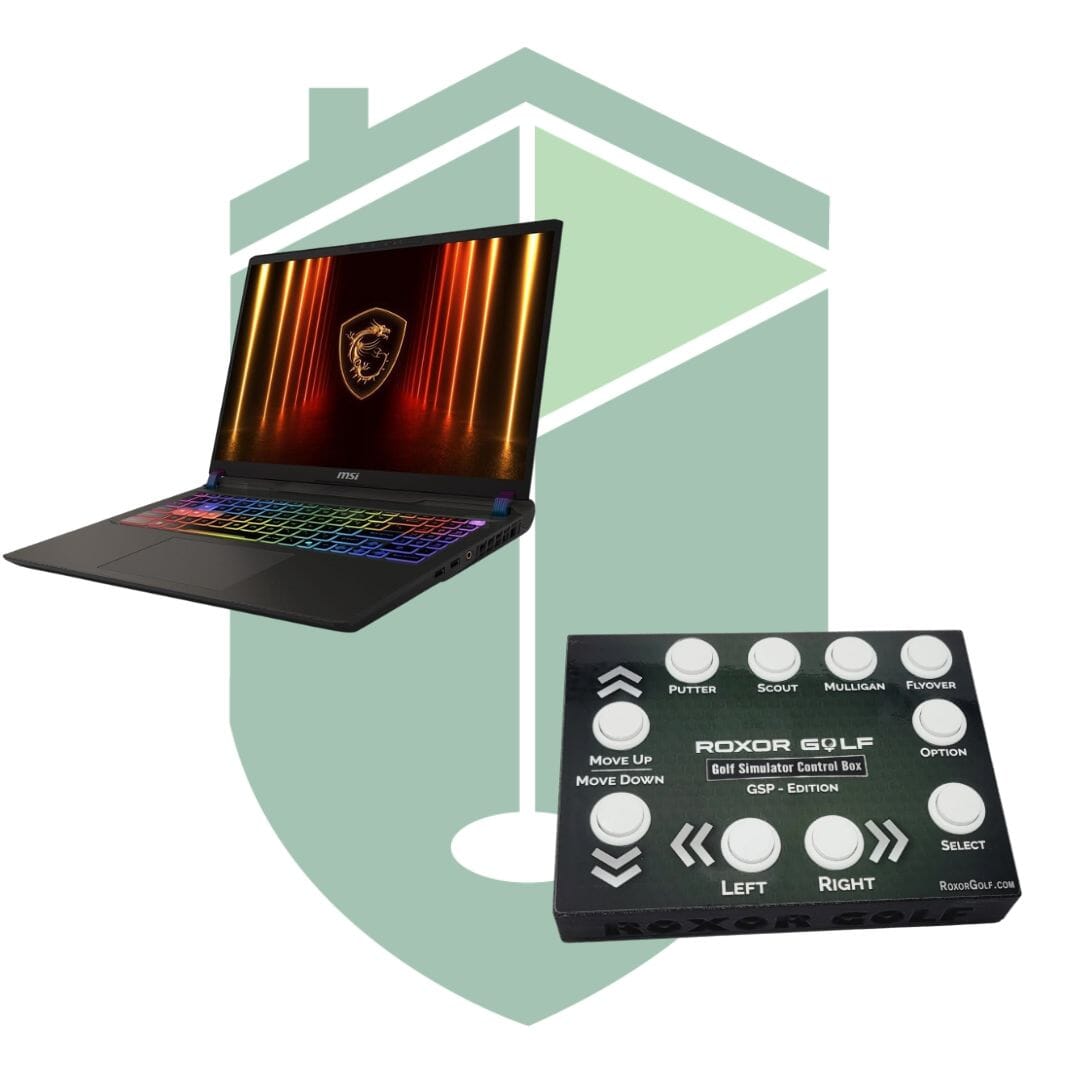 Shop Indoor Golf Golf Simulator Tech Bundle with Gaming PC