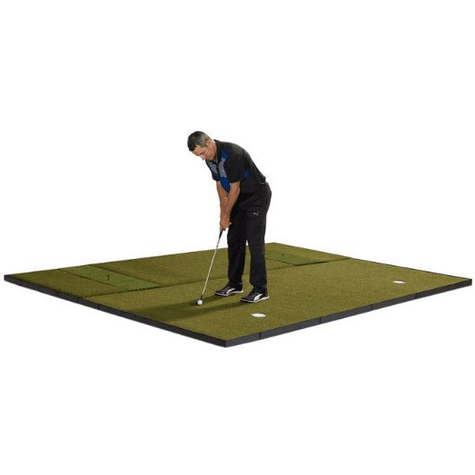 Shop Indoor Golf Fiberbuilt 10" x 10" Double-Hitting Combo Mat
