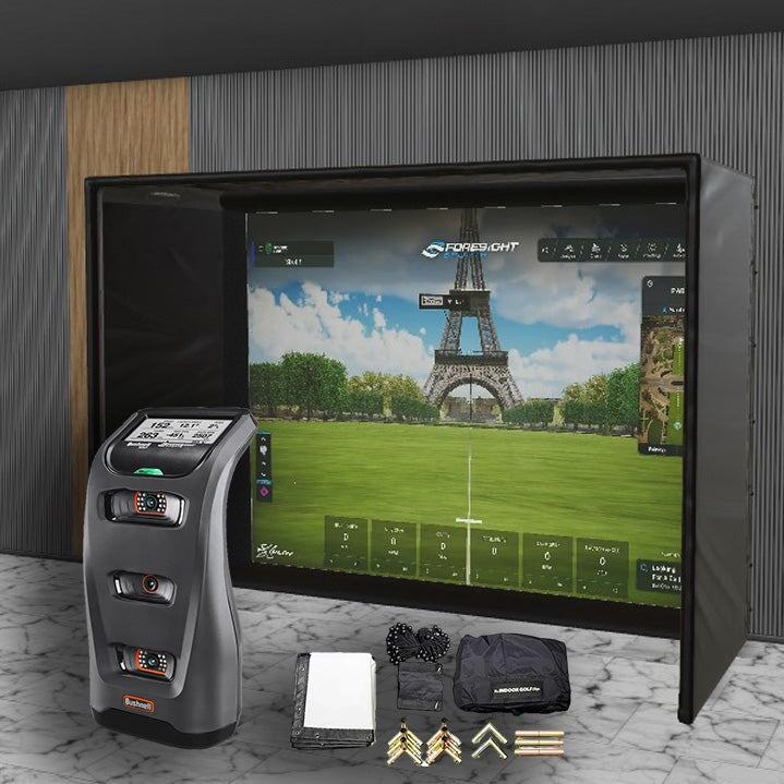Shop Indoor Golf Bushnell Launch Pro SIG DIY Golf Simulator Studio Package