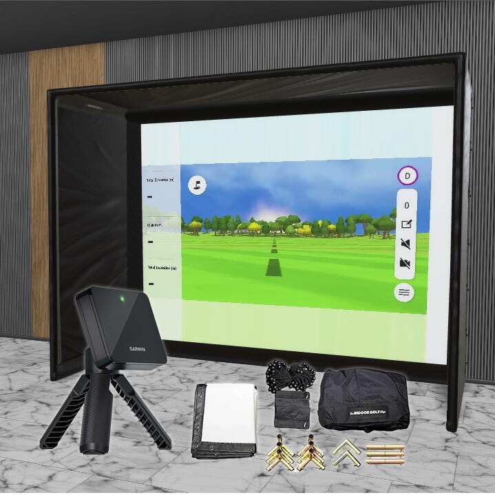 Shop Indoor Golf Garmin Approach R10 SIG DIY Golf Simulator Studio Package