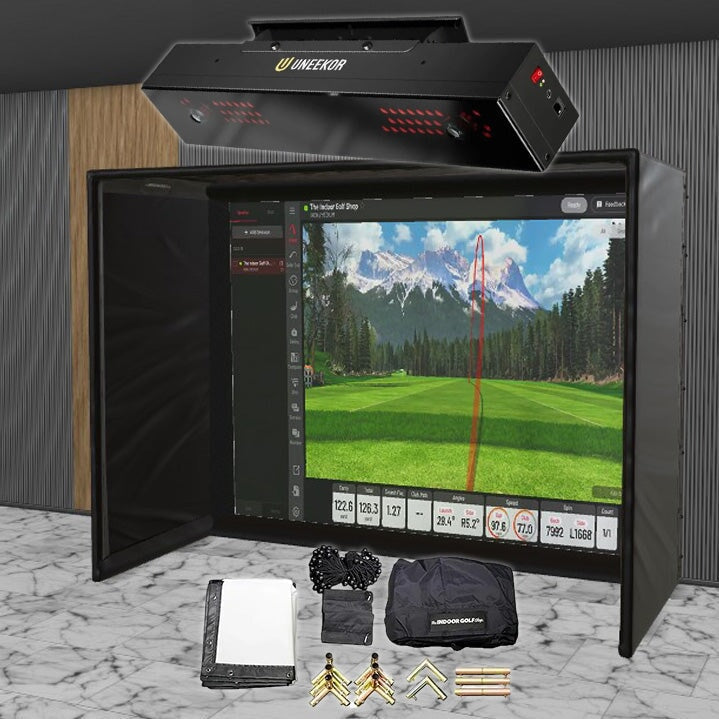 Shop Indoor Golf Uneekor EYE XR SIG DIY Golf Simulator Studio Package