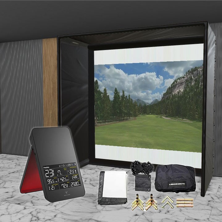 Shop Indoor Golf Swing Caddie SC4 SIG DIY Golf Simulator Studio Package