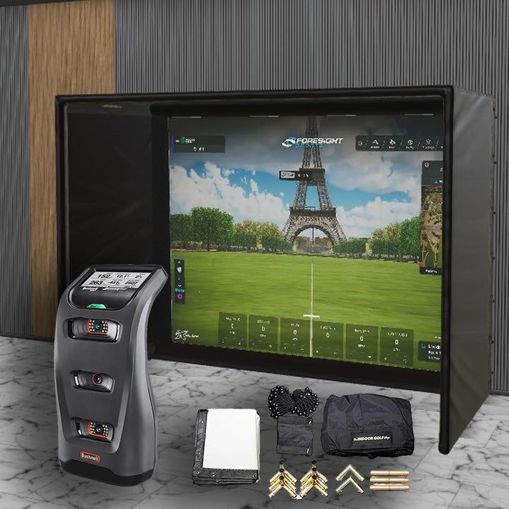 Shop Indoor Golf Bushnell Launch Pro SIG DIY Golf Simulator Studio Package