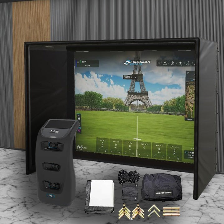 Shop Indoor Golf Bushnell Launch Pro i SIG DIY Golf Simulator Studio Package