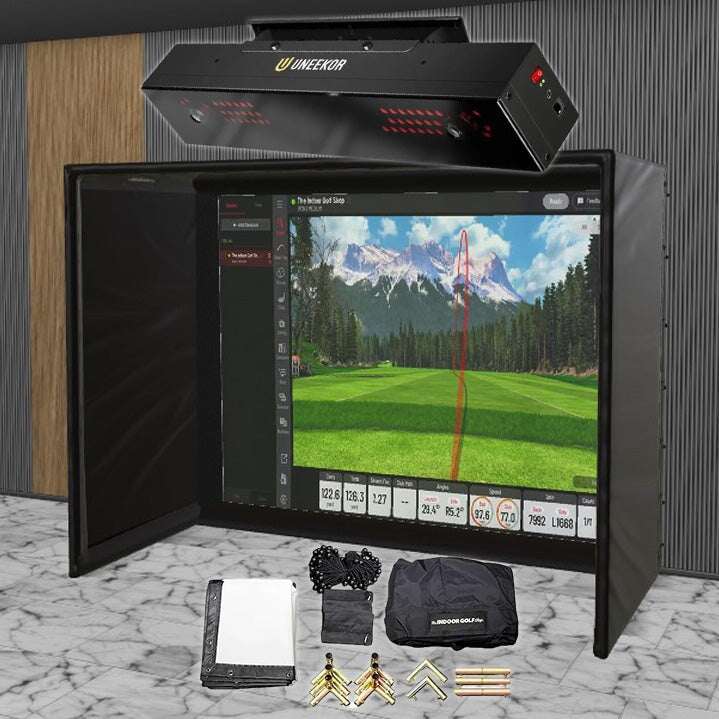 Shop Indoor Golf Uneekor EYE XR SIG DIY Golf Simulator Studio Package