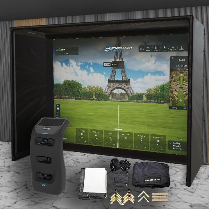 Shop Indoor Golf Bushnell Launch Pro i SIG DIY Golf Simulator Studio Package