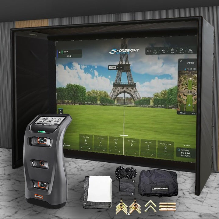 Shop Indoor Golf Bushnell Launch Pro SIG DIY Golf Simulator Studio Package