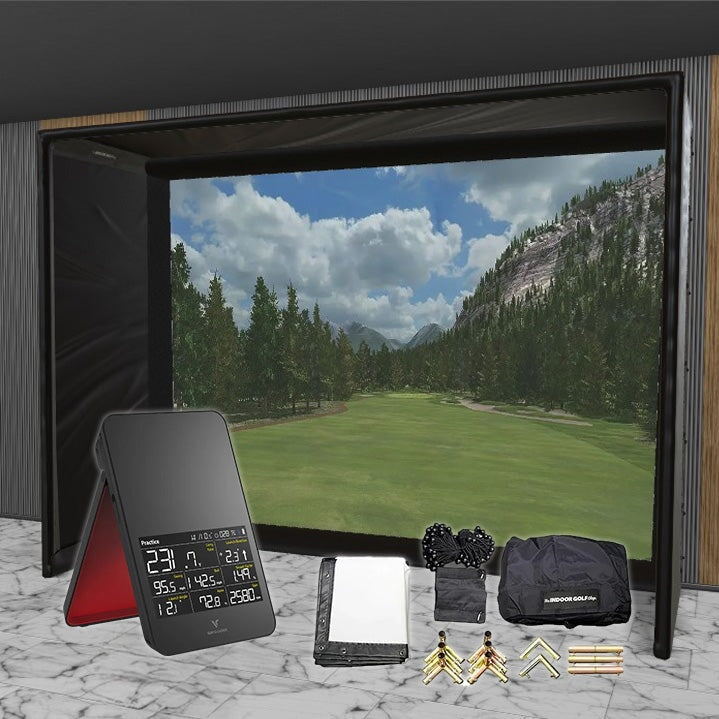Shop Indoor Golf Swing Caddie SC4 SIG DIY Golf Simulator Studio Package