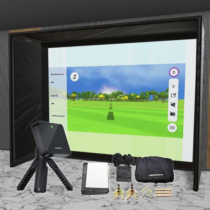 Shop Indoor Golf Garmin Approach R10 SIG DIY Golf Simulator Studio Package