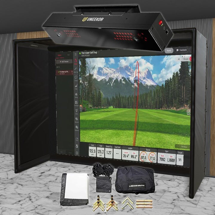Shop Indoor Golf Uneekor EYE XR SIG DIY Golf Simulator Studio Package
