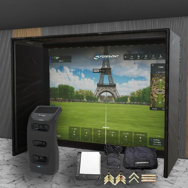 Shop Indoor Golf Bushnell Launch Pro i SIG DIY Golf Simulator Studio Package