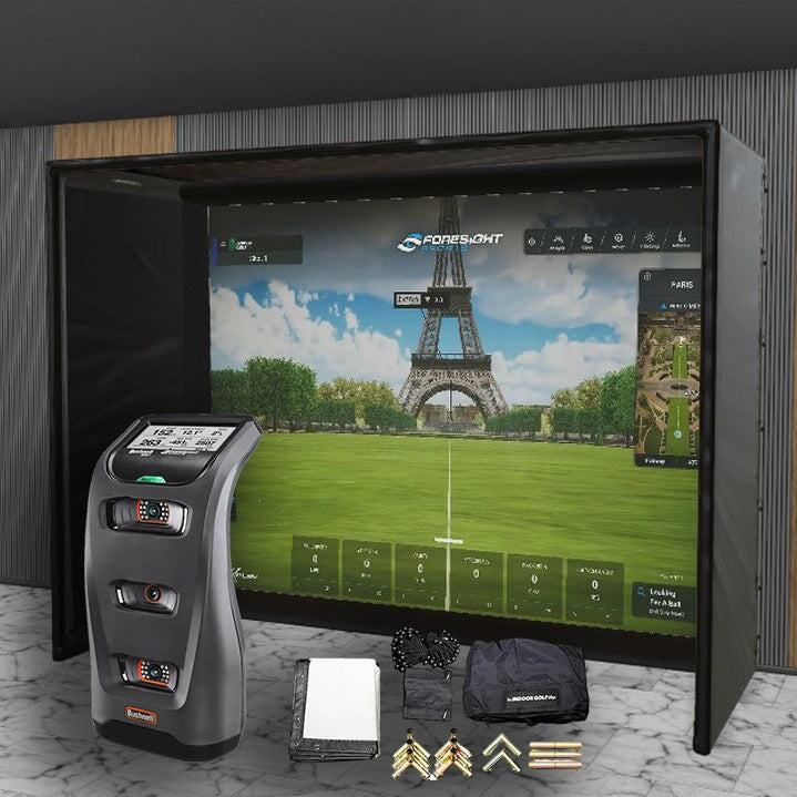 Shop Indoor Golf Bushnell Launch Pro SIG DIY Golf Simulator Studio Package