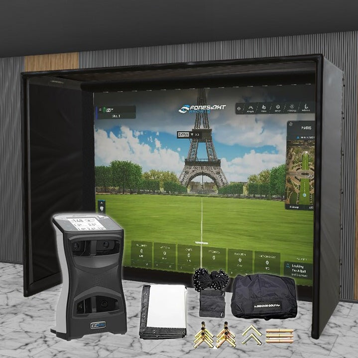 Shop Indoor Golf Foresight Sports GCQuad SIG DIY Golf Simulator Studio Package