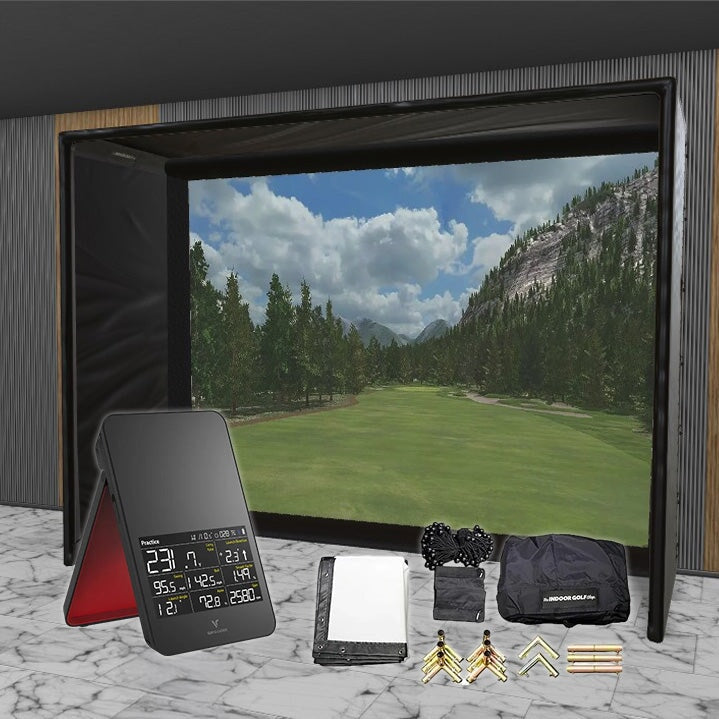 Shop Indoor Golf Swing Caddie SC4 SIG DIY Golf Simulator Studio Package