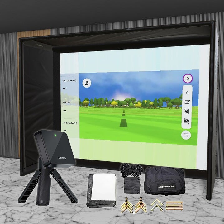 Shop Indoor Golf Garmin Approach R10 SIG DIY Golf Simulator Studio Package