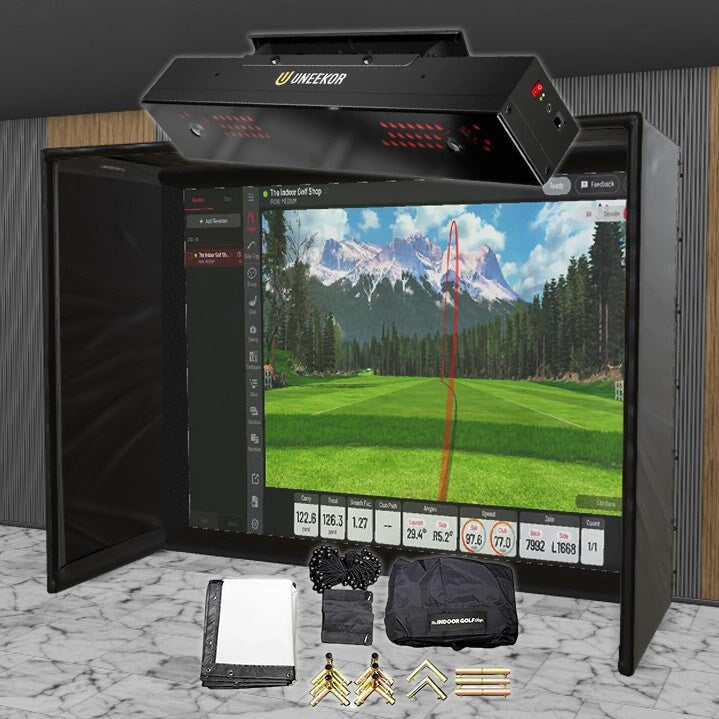 Shop Indoor Golf Uneekor EYE XR SIG DIY Golf Simulator Studio Package