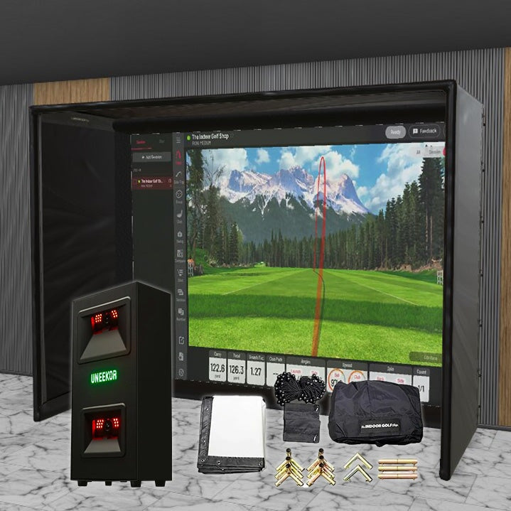 Shop Indoor Golf Uneekor EYE Mini LITE SIG DIY Golf Simulator Studio Package