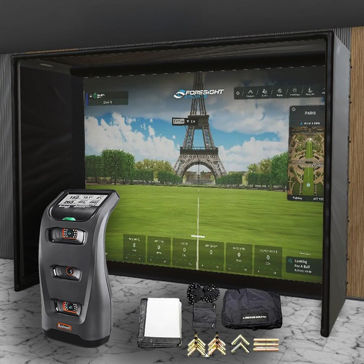 Shop Indoor Golf Bushnell Launch Pro SIG DIY Golf Simulator Studio Package