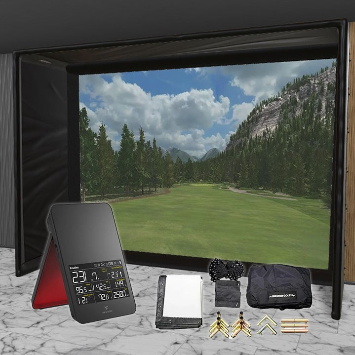 Shop Indoor Golf Swing Caddie SC4 SIG DIY Golf Simulator Studio Package