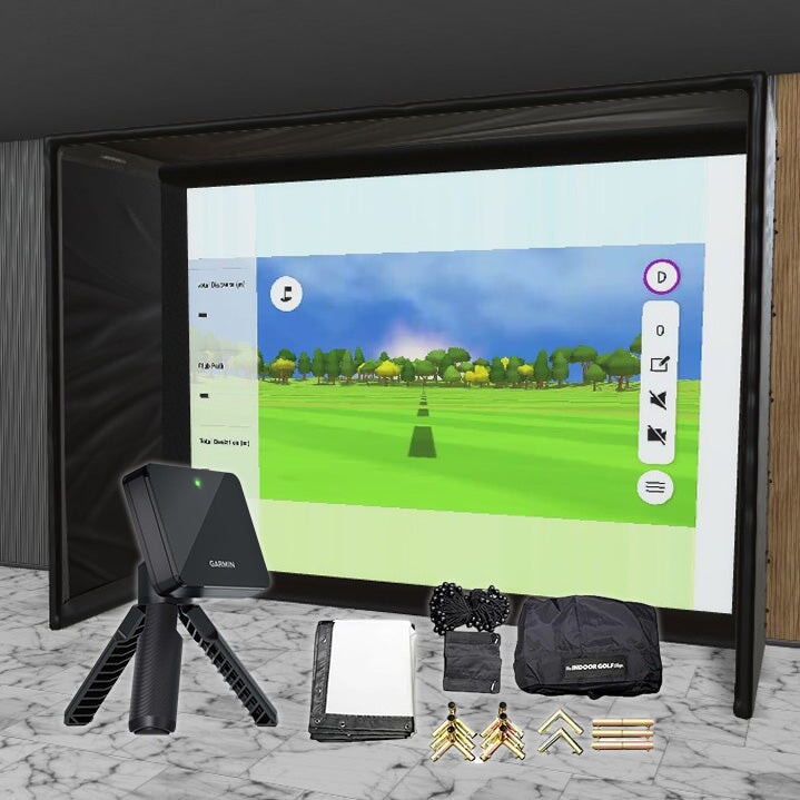 Shop Indoor Golf Garmin Approach R10 SIG DIY Golf Simulator Studio Package