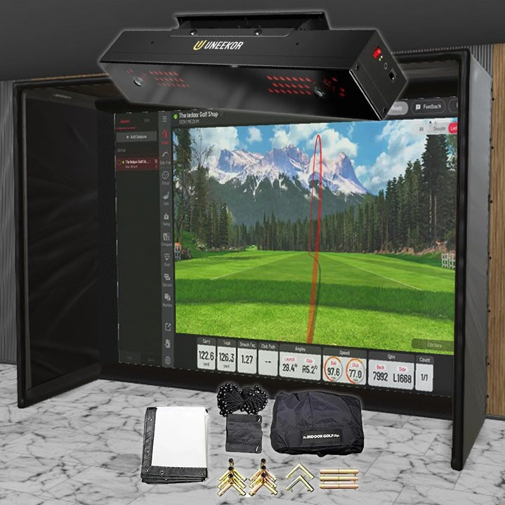Shop Indoor Golf Uneekor EYE XR SIG DIY Golf Simulator Studio Package
