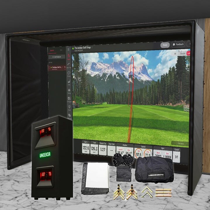 Shop Indoor Golf Uneekor EYE Mini LITE SIG DIY Golf Simulator Studio Package
