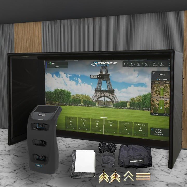 Shop Indoor Golf Bushnell Launch Pro i SIG DIY Golf Simulator Studio Package