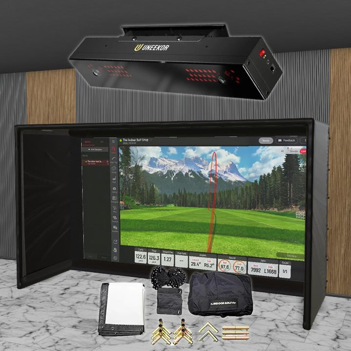 Shop Indoor Golf Uneekor EYE XR SIG DIY Golf Simulator Studio Package