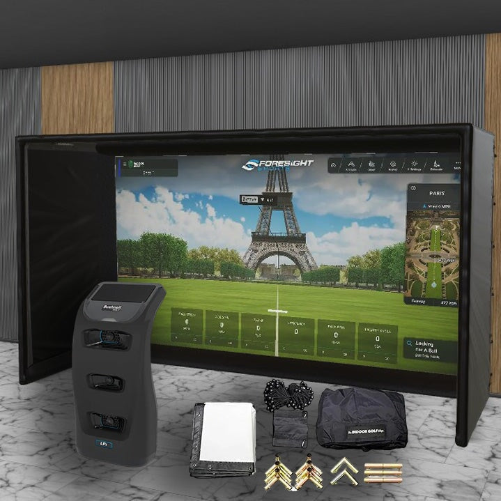 Shop Indoor Golf Bushnell Launch Pro i SIG DIY Golf Simulator Studio Package