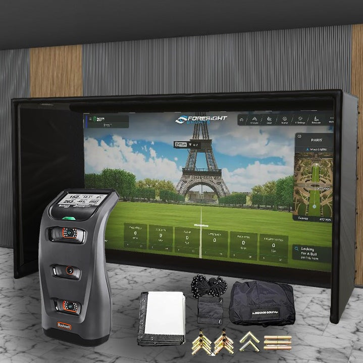 Shop Indoor Golf Bushnell Launch Pro SIG DIY Golf Simulator Studio Package