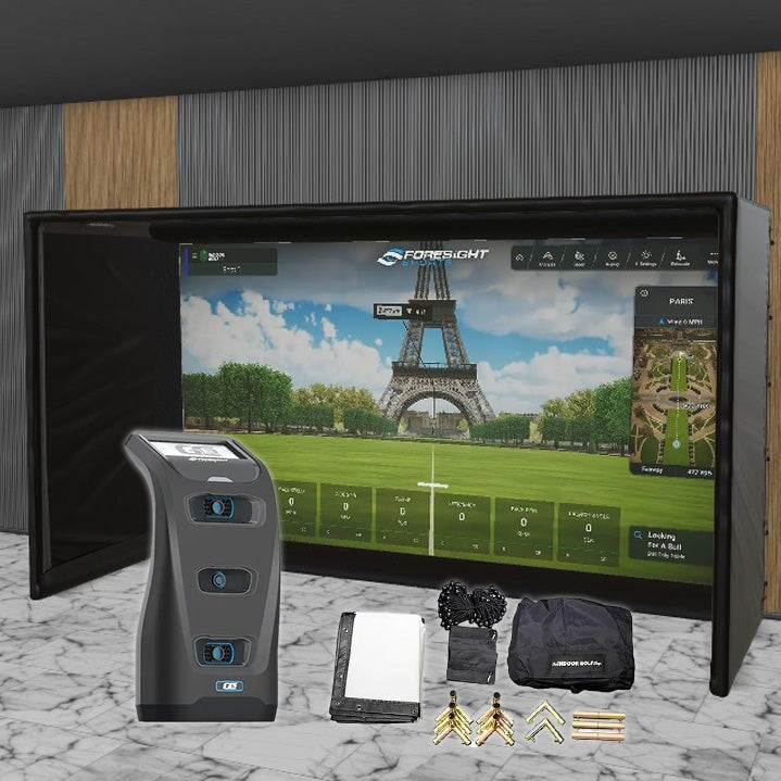 Shop Indoor Golf Foresight Sports GC3/GC3s SIG DIY Golf Simulator Studio Package