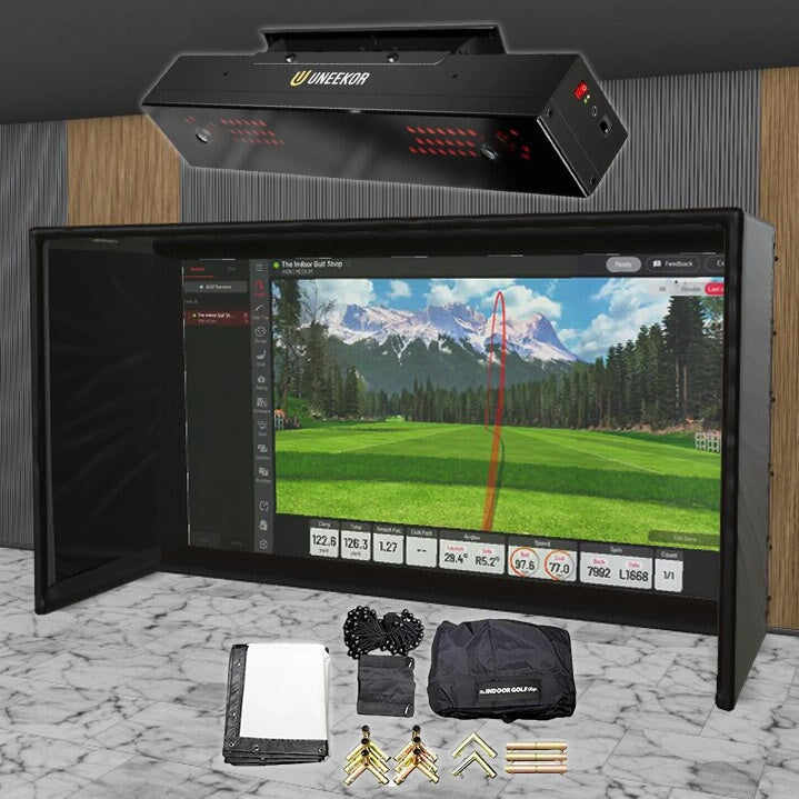 Shop Indoor Golf Uneekor EYE XR SIG DIY Golf Simulator Studio Package