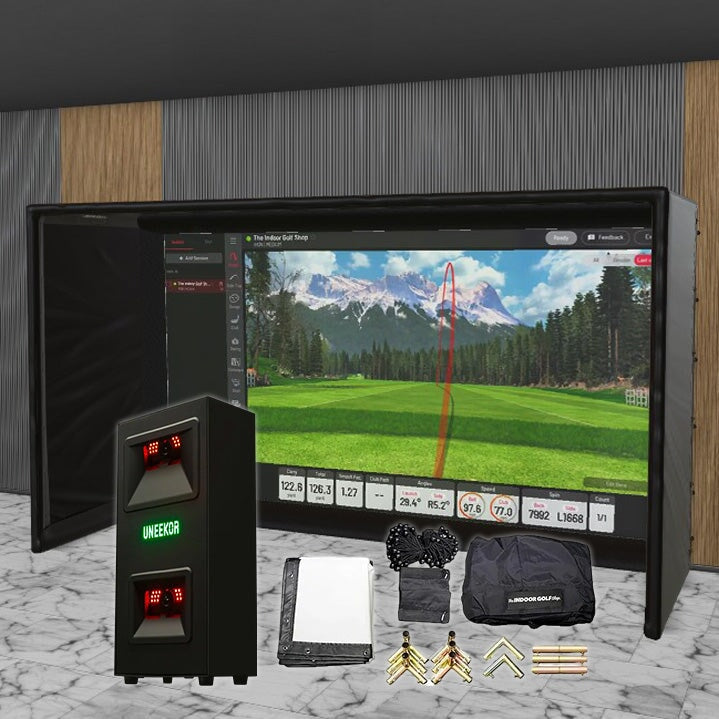 Shop Indoor Golf Uneekor EYE Mini LITE SIG DIY Golf Simulator Studio Package