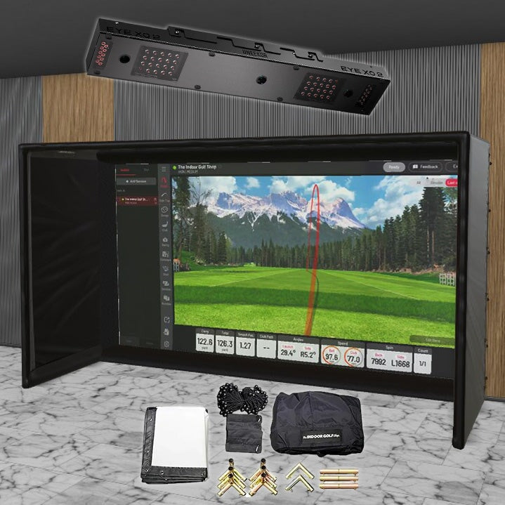 Shop Indoor Golf Uneekor EYE XO2 SIG DIY Golf Simulator Studio Package