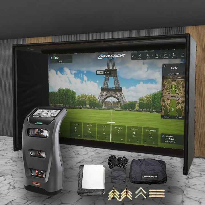 Shop Indoor Golf Bushnell Launch Pro SIG DIY Golf Simulator Studio Package